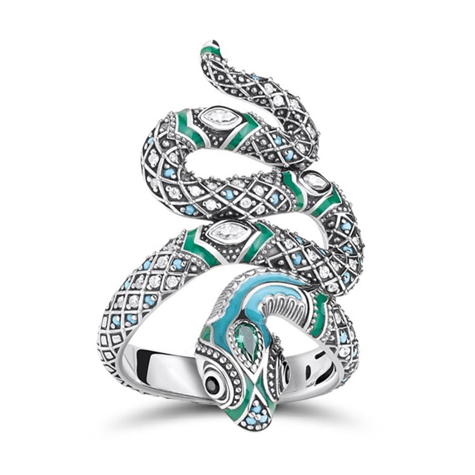 Anillo Serpiente plata